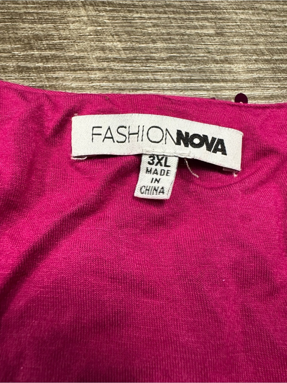 Fashion Nova Stars Do Shine Pink Sequin Mini Skirt Size 3X - Picture 6 of 8